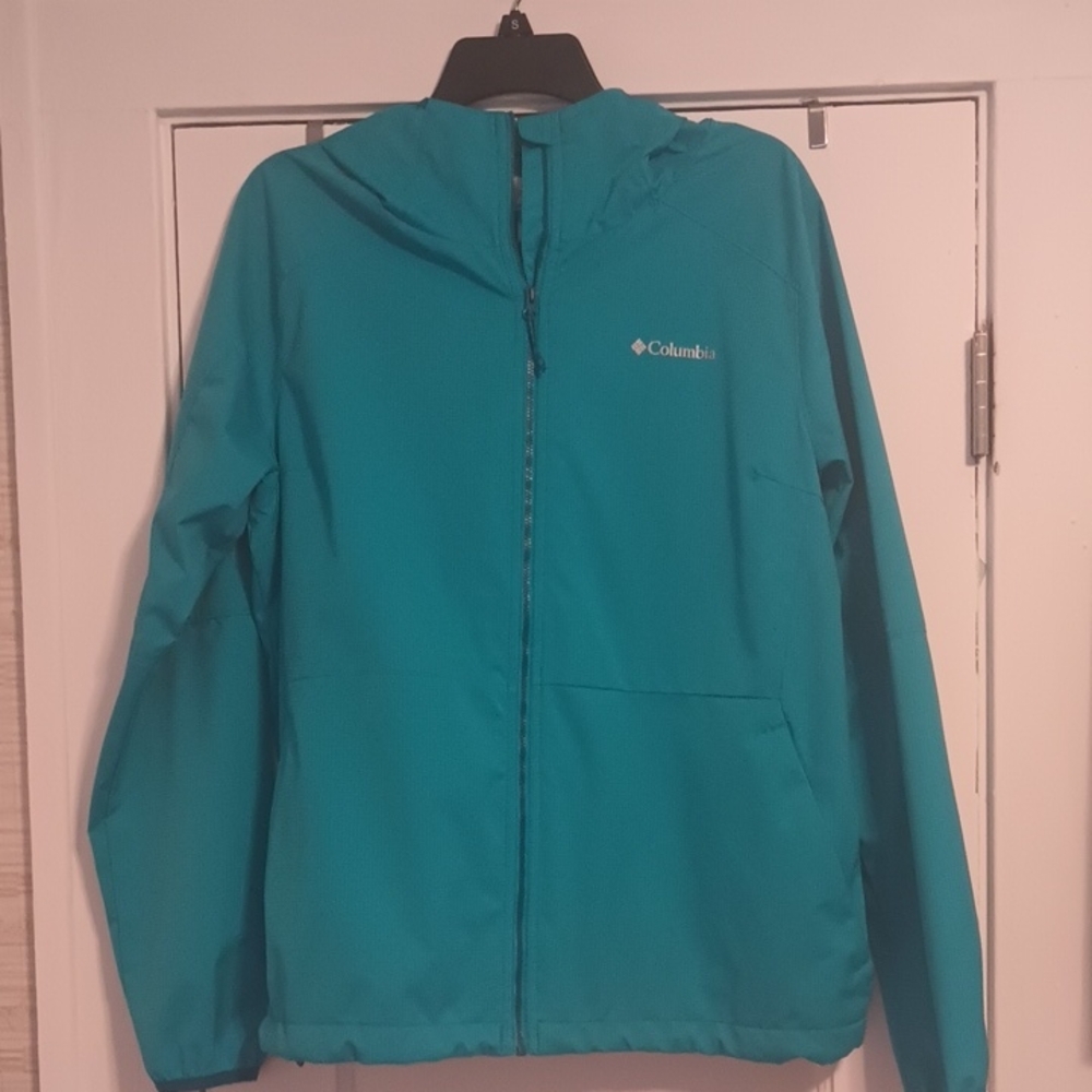 Columbia XL Turquoise Hooded Jacket